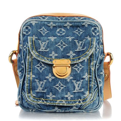 lv blue bag|louis vuitton blue jean bag.